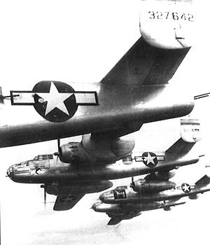 B-25Js-380BS-attack run