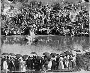 Baptism in Buffalo Bayou