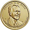 George Bush Presidential $1 Coin