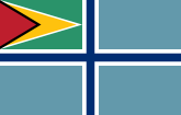 Civil Air Ensign of Guyana.svg