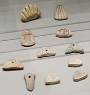 Clay accounting tokens Susa Louvre n2