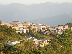 A view of Dhankuta hill town