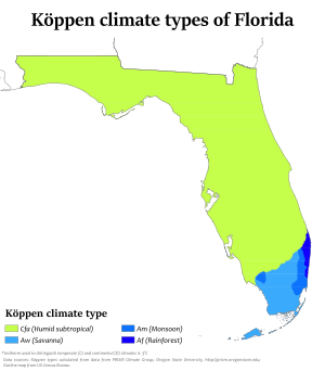 Florida Köppen