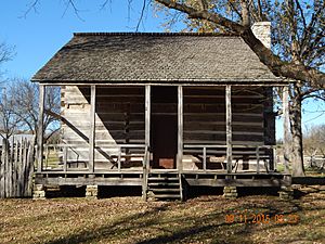 Front view of the Upshaw House, Dalton, Arkansas