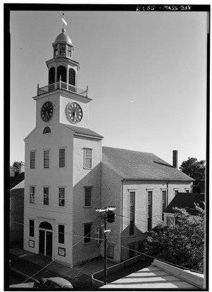 Historic American Buildings Survey Cervin Robinson, Photographer July, 1962 NORTHEAST ELEVATION - Second Congregational Meetinghouse Society Church, Orange Street, Nantucket, HABS MASS,10-NANT,76S-2