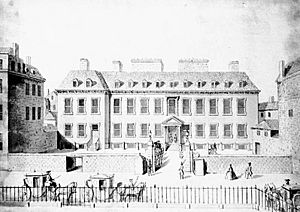 Leicester House in 1748