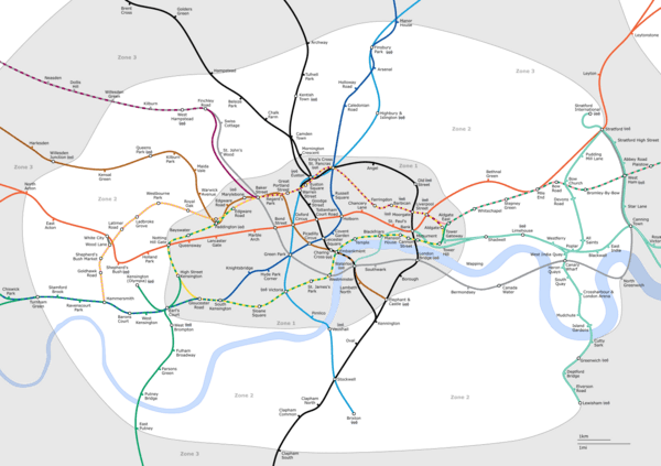 London Underground Zone 2