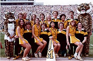 Mizzou Cheerleaders 1977