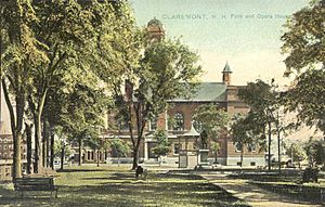 Park and Opera House, Claremont, NH
