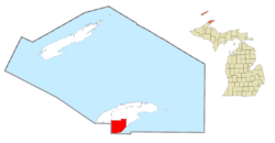 Location within Keweenaw County