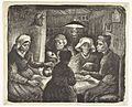 The Potato Eaters - Lithography by Vincent van Gogh