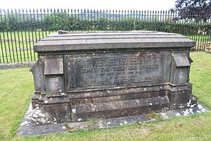 The grave of King James III and Queen Margaret, Cambuskenneth Abbey
