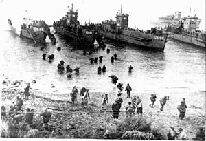 9th Colonial Division landing Elba 16 June 1944