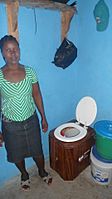 A SOIL EkoLakay toilet customer. (15921409131)