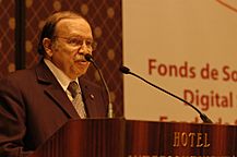 Abdelaziz Bouteflika, On 14 March 2005, the Global Digital Solidarity Fund was inaugurated in Geneva