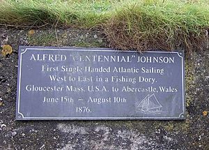 Alfred Johnson plaque