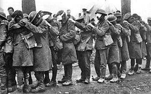 British 55th Division gas casualties 10 April 1918