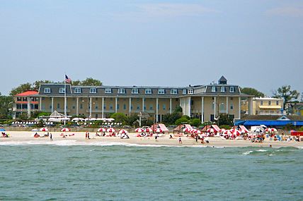 Cape May Congress Hotel from the sea