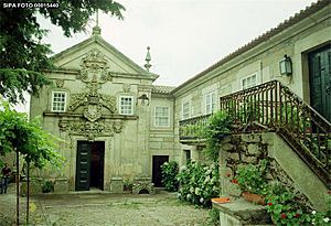 The Manor house of Azevedo, in Paredes da Beira (Portugal), birthplace of Ângela de Azevedo