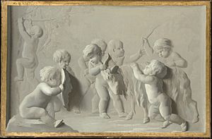 Children Playing with a Goat MET DP146935