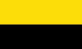 Flag yellow black 5x3