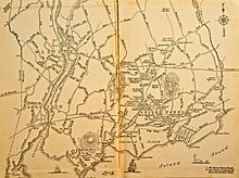 Old Map of Westport, CT