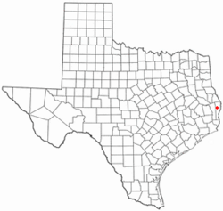 Location of Newton, Texas