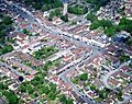Aerial of Chipping Sodbury, South Gloucestershire, England 24May17 arp