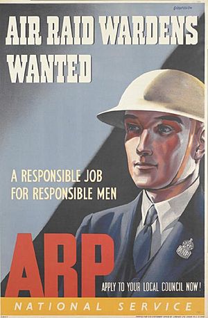 Air Raid Wardens Wanted - Arp Art.IWMPST13880