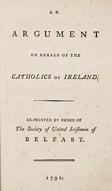 Argument on Behalf of Catholics 1791