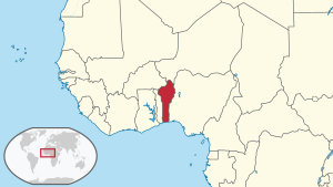 Benin in its region