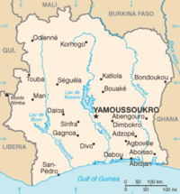 Location within Côte d'Ivoire