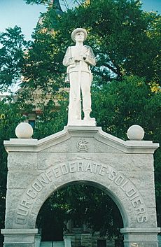 CSA monument, Denton, Texas