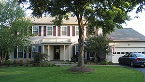 A typical colonial-style single-family home in Countryside