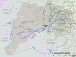 Kaweah river basin