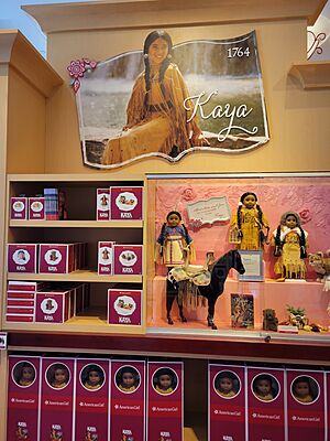 Kaya'aton'my (Kaya) American Girl doll display.jpg