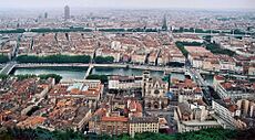 Lyon vue depuis fourviere