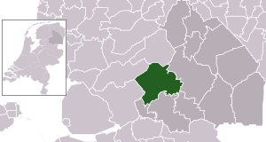 Map - NL - Municipality code 1701 (2009)