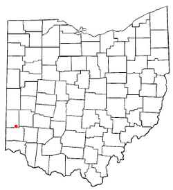 Location of West Elkton, Ohio