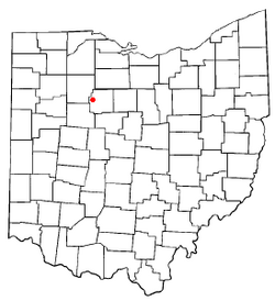 Location of Wharton, Ohio