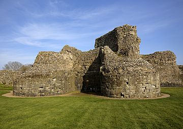 Pevensey Castle keep