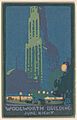 lithograph of the Woolworth Building by Rachael Robinson Elmer
