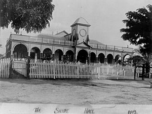 Shire Hall Barcaldine Queensland 1912