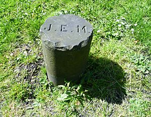 Stone marker in Greyfriars Kirkyard
