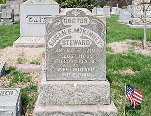 Susan S. McKinney-Steward gravestone at Green-Wood Cemetery (62062)