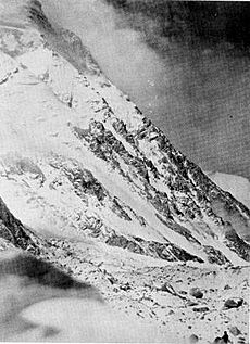The Abruzzi ridge of K2 in profile