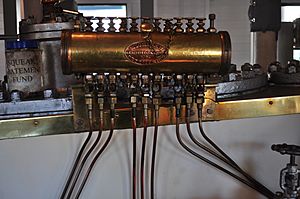 Virginia V (ship, 1922) engine room 18 - lubricator