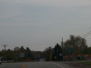 Junction of Highway 32 and 22 near Gillett