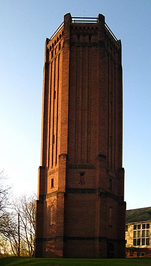 The Kenwood Water Tower, a local historical landmark