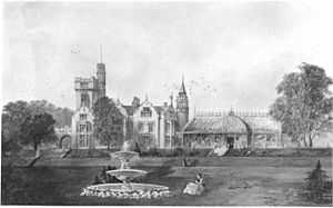 Cliffe Hall, later Cliffe Castle